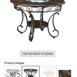 Ashley’s Furniture Table With 2 Chairs 