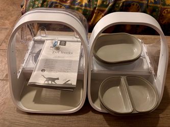 2 x SureFeed Microchip Pet Feeder