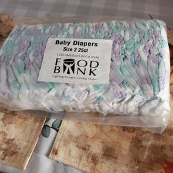 4 Packs Of Diapers 25ct Each