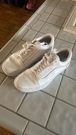 White Vans 7 US Men/ 8.5 Women