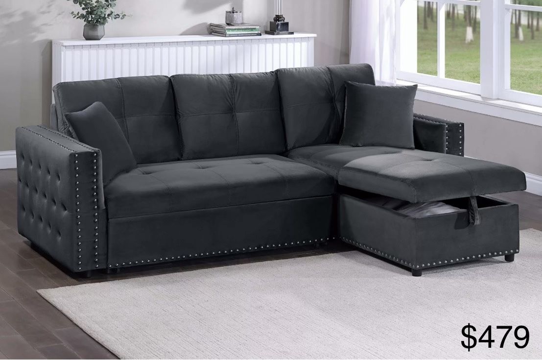 Sectional Sleeper Sofa With Storage