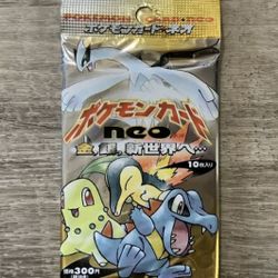 Pokemon Japanese Neo Genesis Booster Pack Card Game for Sale in Anaheim, CA  - OfferUp