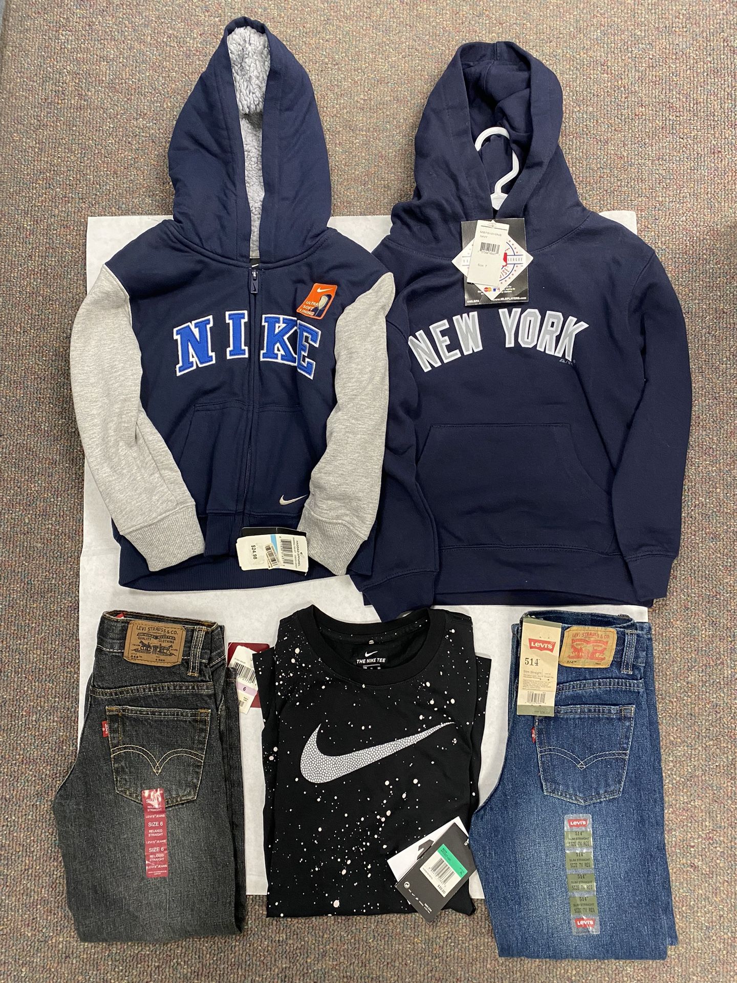 Nike,Levi Strauss,MLB Hoodie . Great Deal! Don’t Wait School Is coming, ( New,Tags Attached)