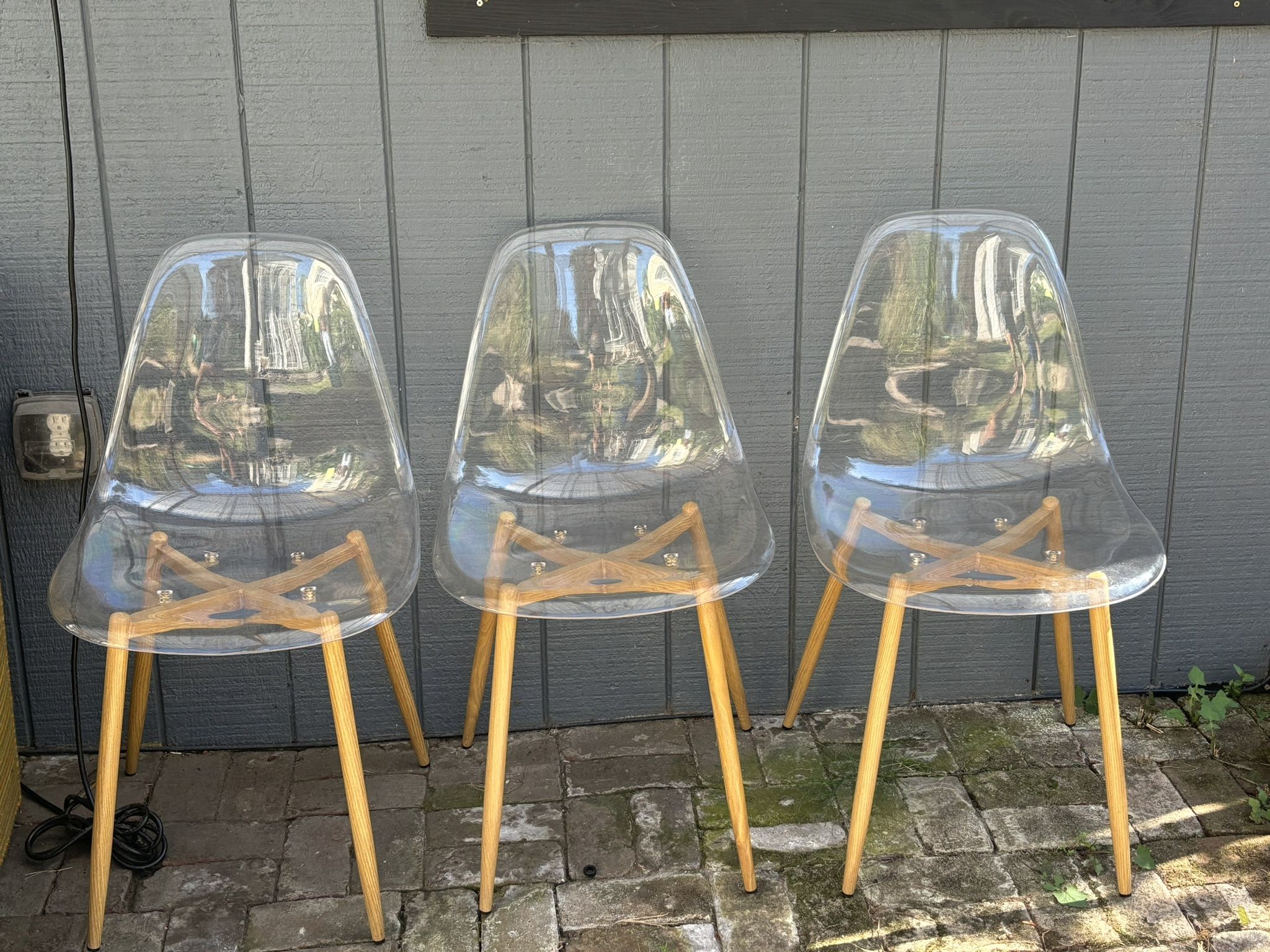 Clear chairs
