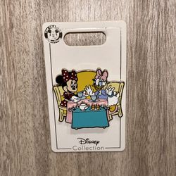 New Disney Pin Daisy Duck Minnie Mouse Tea Party Besties Disneyland