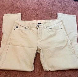 Chaps cream straight leg jeans