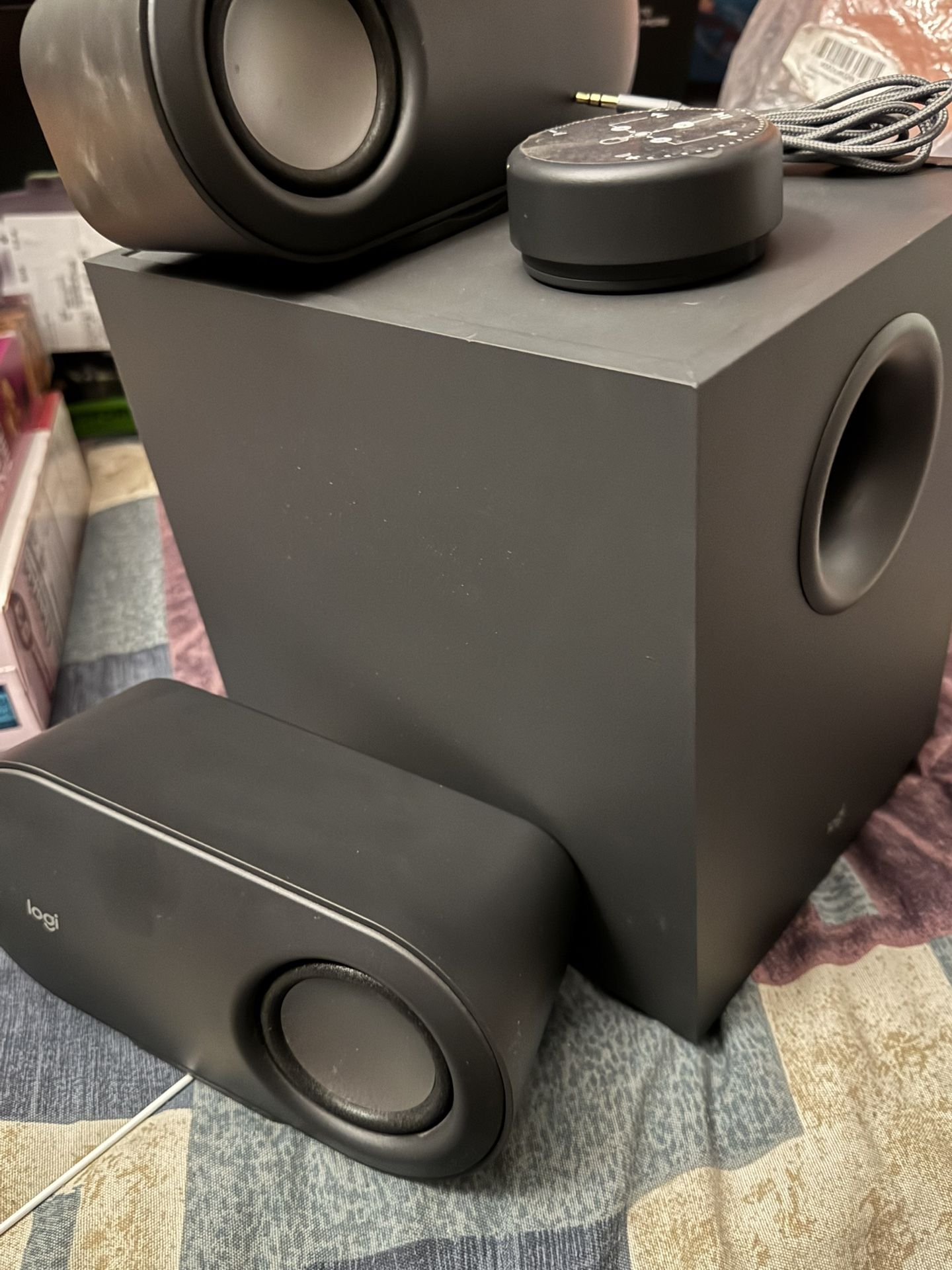 Logitech Z407 Desktop Speakers + Sub; Wired And Bluetooth