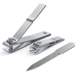 Nail Clippers Set,Stainless Steel Ingrown Toenail Tool, Professional Fingernail & Toenail Clippers