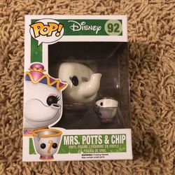 Mrs potts & Chip Funko Pop Beauty And The Beast