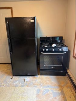 Frigidaire Fridge & GE Gas Oven