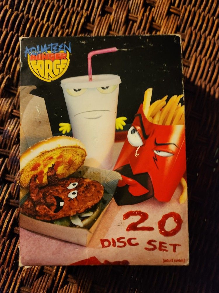 Aqua Teen Hunger Force 20 Disc Set Brand New, Never Used