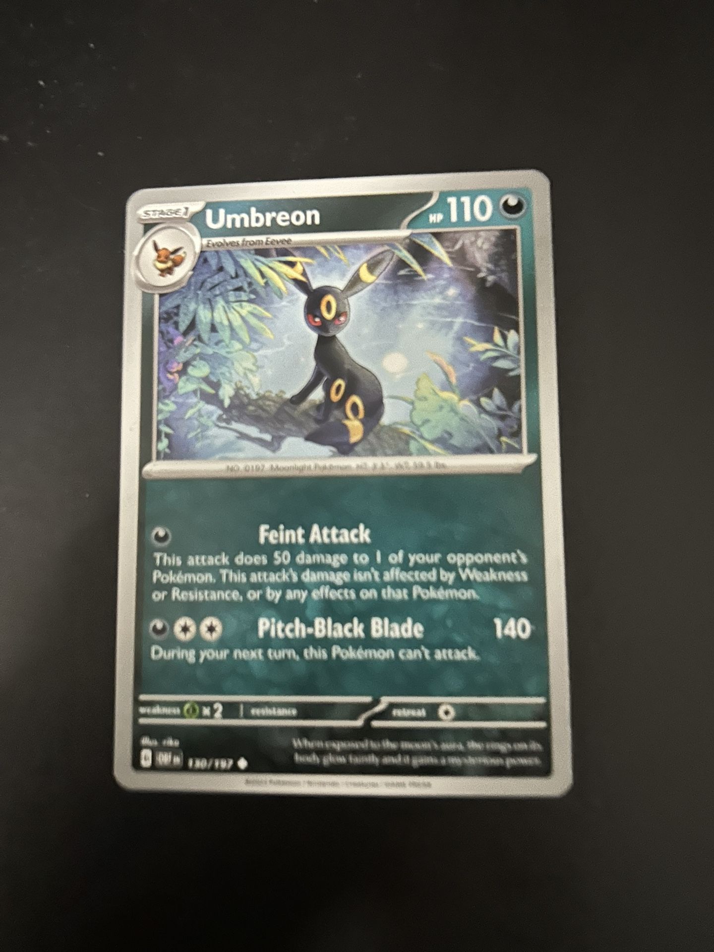 Pokemon Card Umbreon