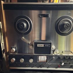 TEAC 1230 7" Reel to Reel TAPE RECORDER / PLAYER⚡2-Speed 4-Track ⭐For PARTS Vintage     
