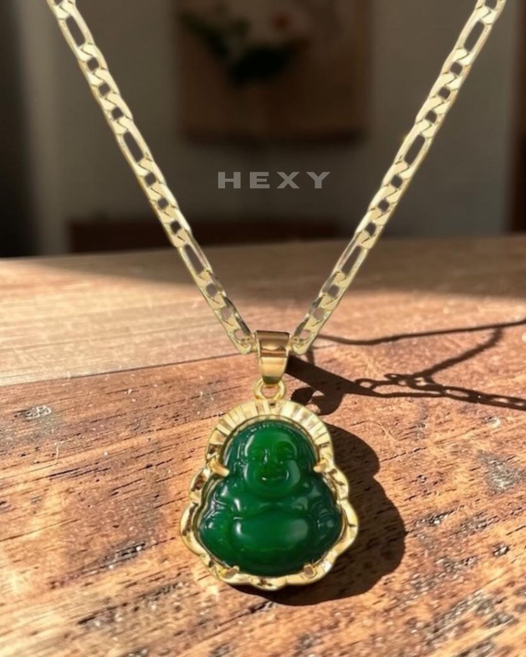 Jade Buddha Necklace / Chain