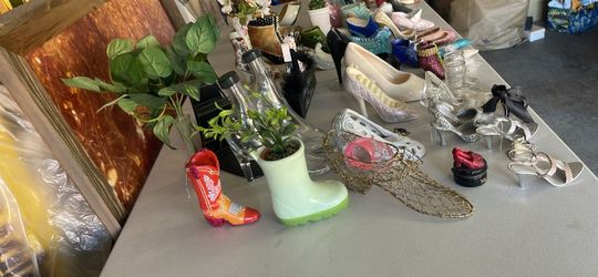 Decorative Miniature Shoe Figurine Collection