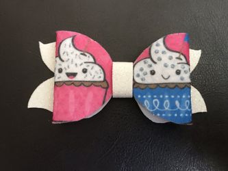 Handmade Cupcake Bow