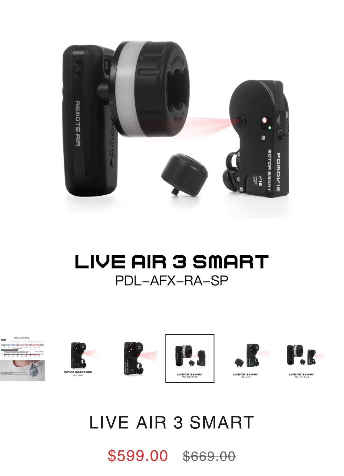 Live Air 3 Smart  Auto Focus Kit 