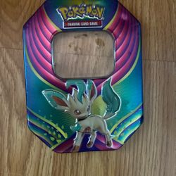 Pokemon Card Tin Can