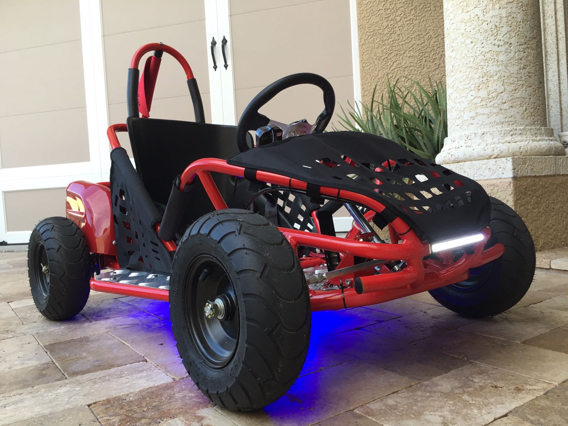 Red GoKart (GoBowen Baja 1000W 48V Electric gokart) for Sale in
