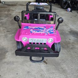 Kids Pink Jeep