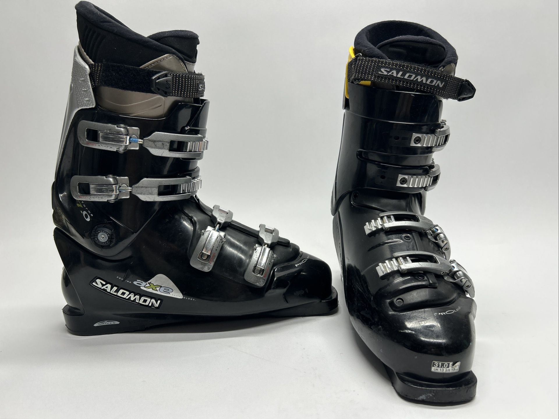 Salomon Performa 7.0 Black Downhill Alpine Ski Boots Men's Size 31 13.5 US