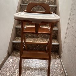Wooden Kids High Chair