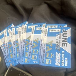 Youth VTA Buss Passes