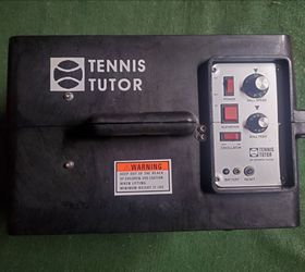 Tennis Tutor Model 2 - Tennis Ball Machine - New Lithium  Batteries Installed