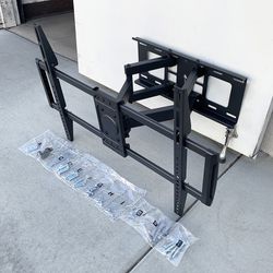 (NEW) $45 Full Motion 37”-75” TV Wall Mount Swivel Tilt VESA 600x400mm, Max Load 110 Lbs 