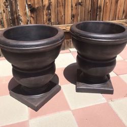 New Flower Pots Made Out Of Cement Perfect Gift 
