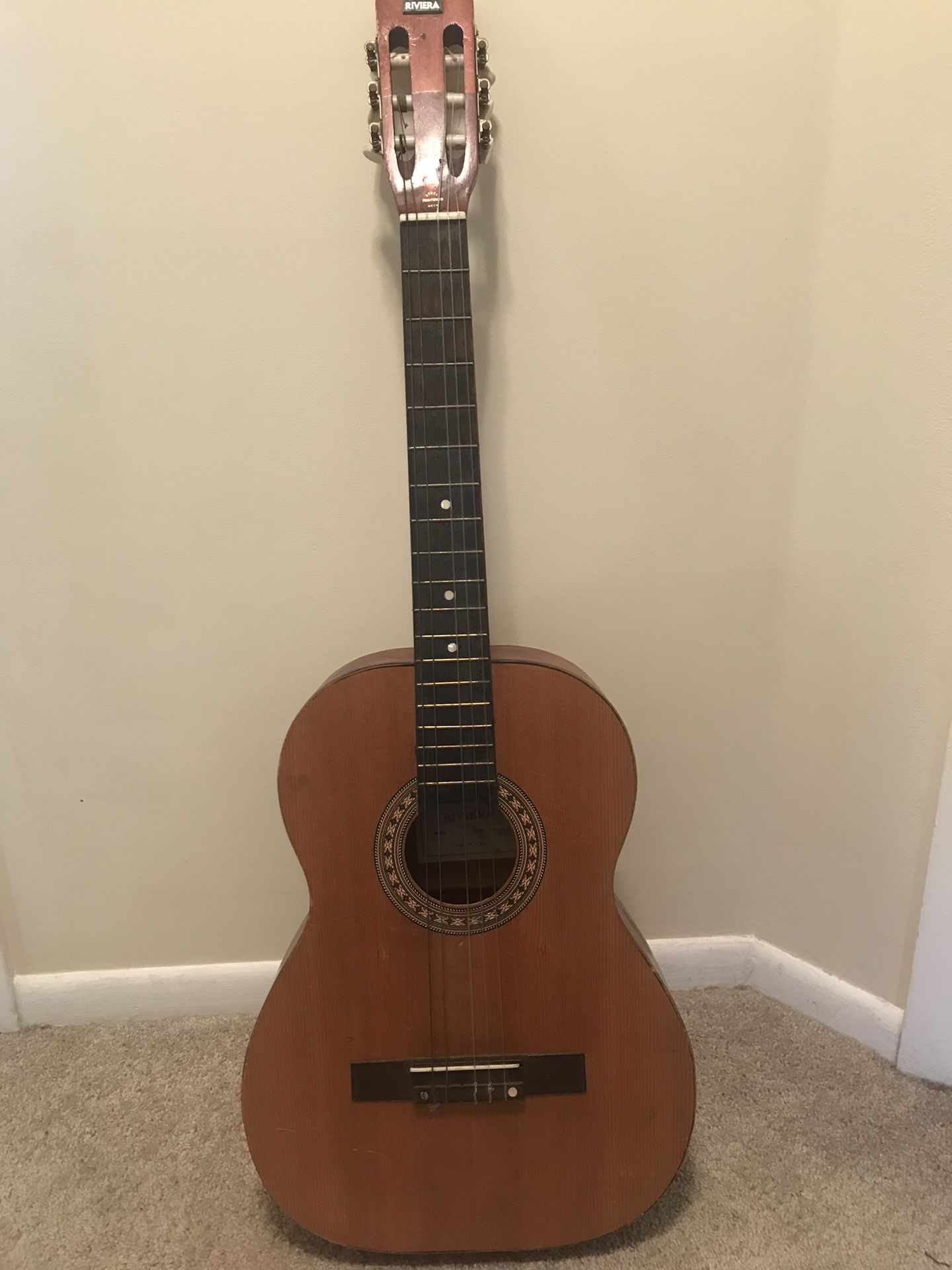 VINTAGE AND RARE RIVIERA ACOUSTIC GUITAR