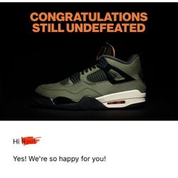 Nike Air Jordan 4 IV Retro “Undefeated 2025”