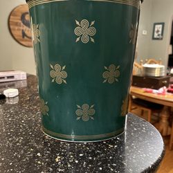 MCM Vintage Metal Trash Can