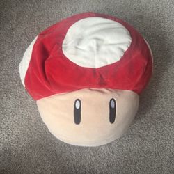 Super Mario Mushroom Pillow Large