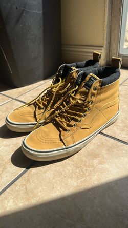 VANS high top US MENS SIZE 11 TAN sneaker shoe boot preowned Fall attire