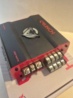 CRUNCH 2525 WATTS 4 CHANNEL BUILT IN CROSSOVER CAR AMPLIFIER