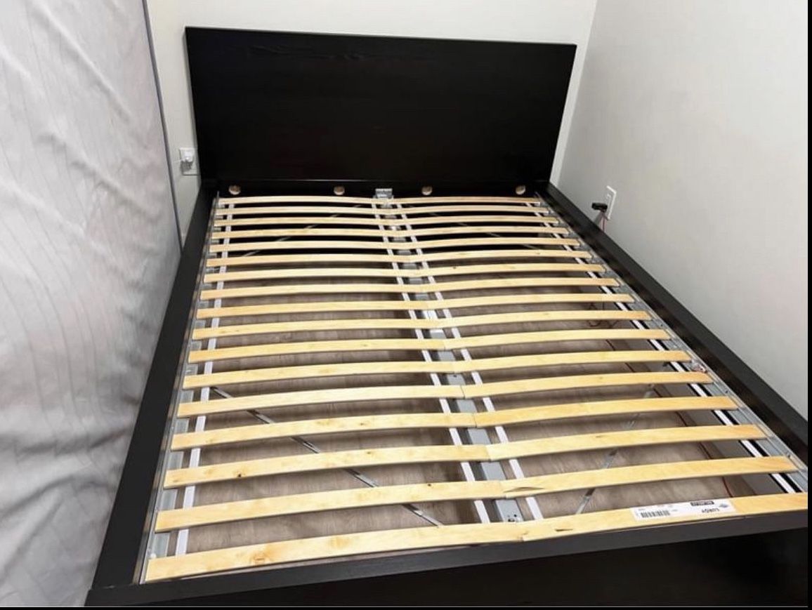 Queen Size Black IKEA Malm Bed Frame *Like New*Delivery Available* 