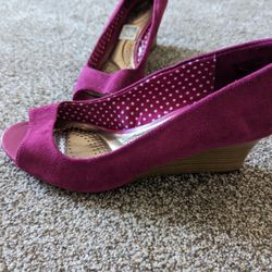 Purple/Pink Wedges