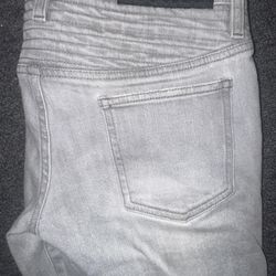 Grey 32x28 Balmain Jeans 