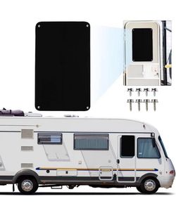 Brandnew Universal RV Door Window Shade Blackout Cover Shade 16 x 24.75 Inch Stretchy SBR Nylon Travel Trailer Motorhome Interior Sun Shade Accessorie