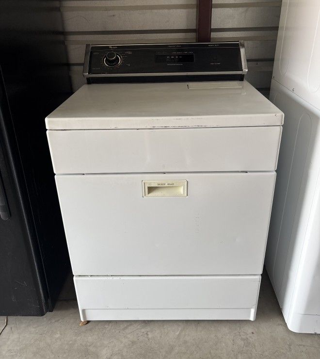 White Whirlpool Electric Dryer