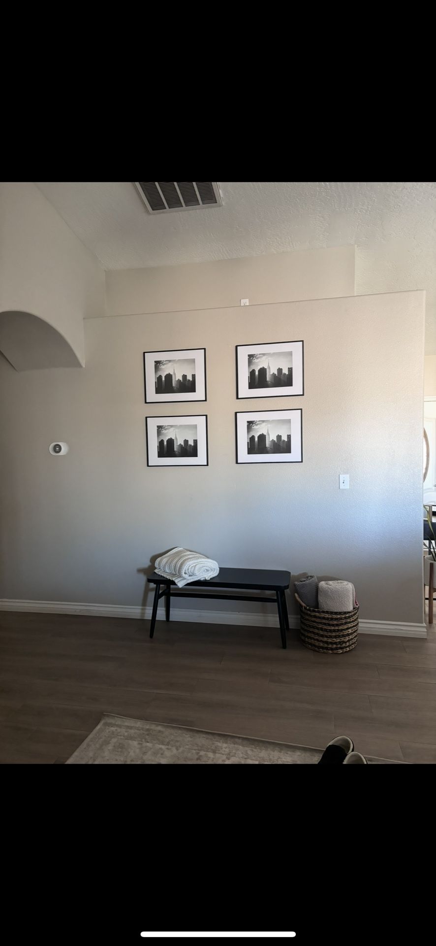 Farmhouse Black Dining Bench