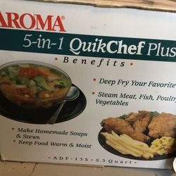 Deep fryer Aroma 5in 1 quick chef plus
