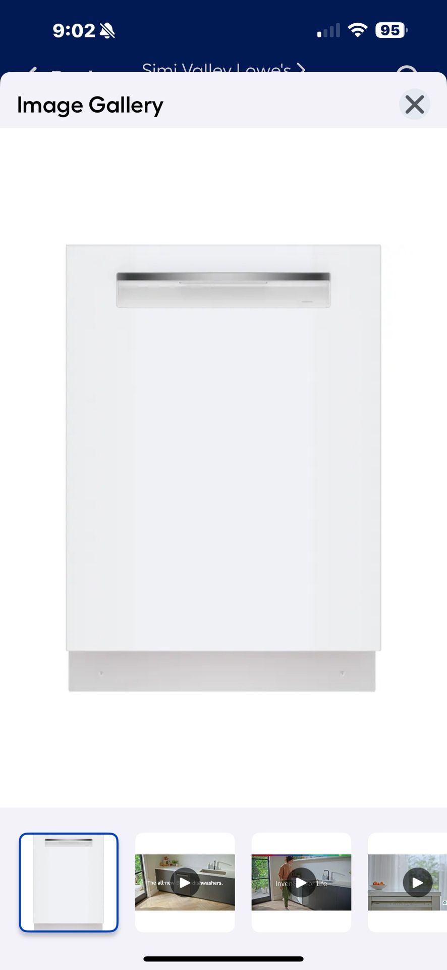 NEW IN BOX  BOSCH 800 Series 🤗WHITE🤗 3 RACK DISHWASHER WITH A 3 YEAR EXTENDED WARRANTY FULLY TRANSFERABLE 11/8/25. 