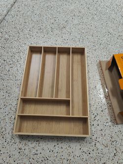 Wooden drawer organizer
