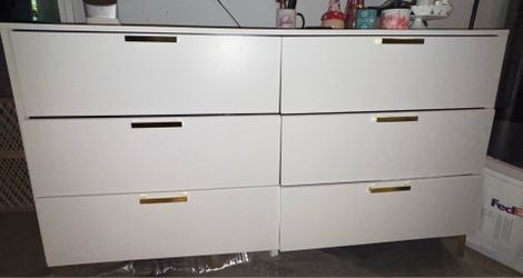 White dresser