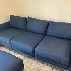 Allform 3-seater Couch + Ottoman