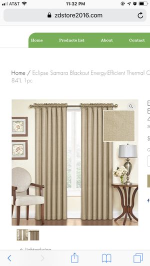 Eclipse Samara Blackout Energy Efficient Curtain Energy Etfs