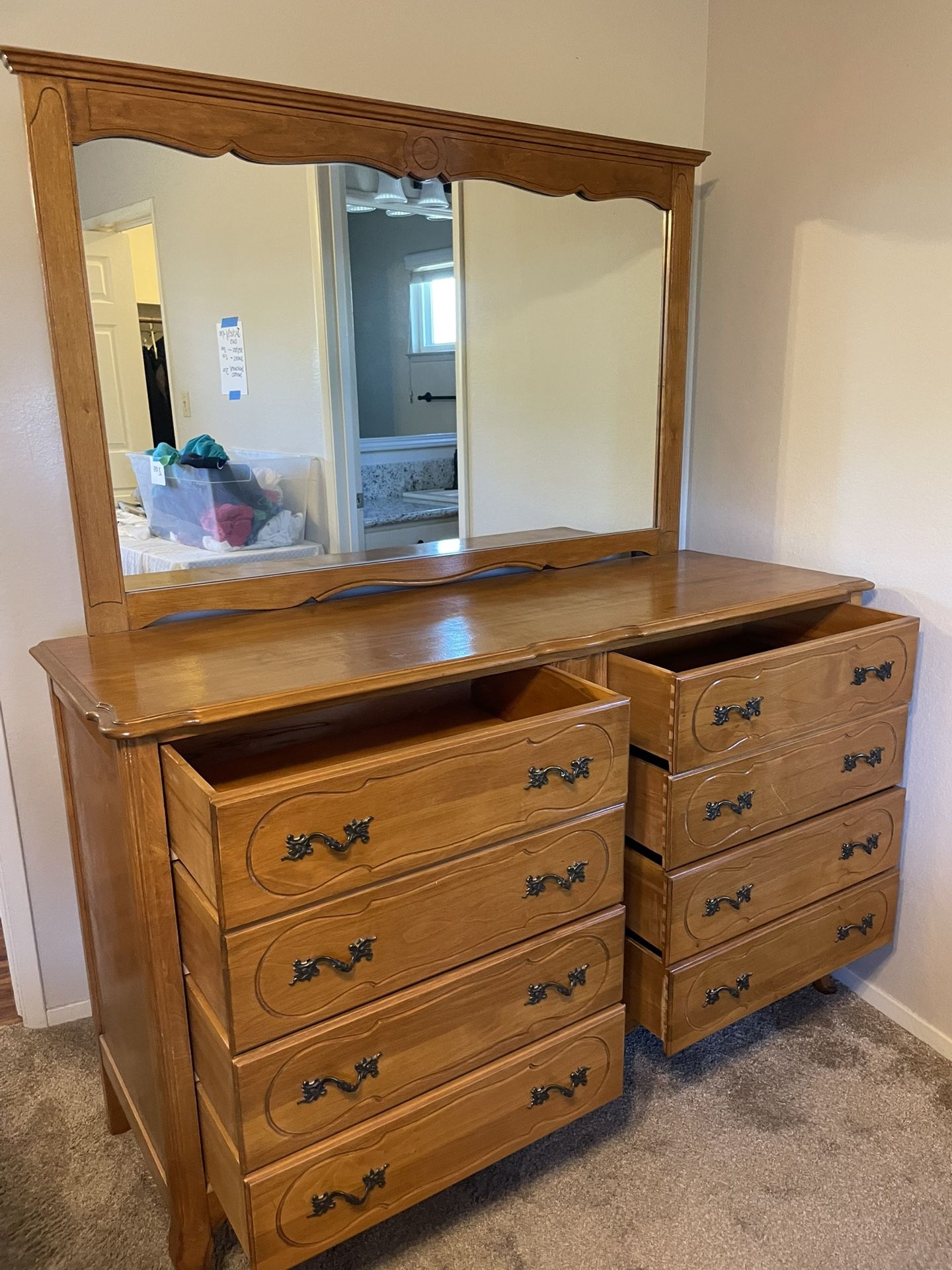 Long Dresser With Mirror