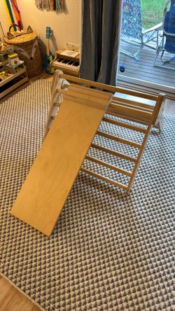 Pikler Triangle with Reversible Slide/Rockwall